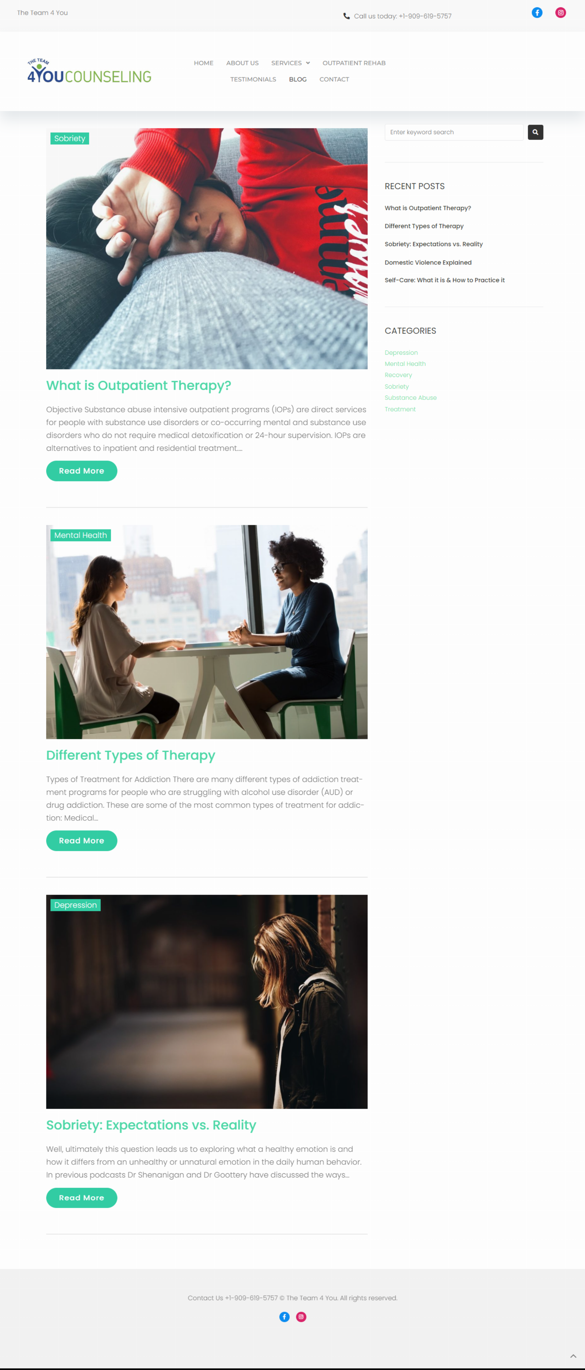 Страница блога